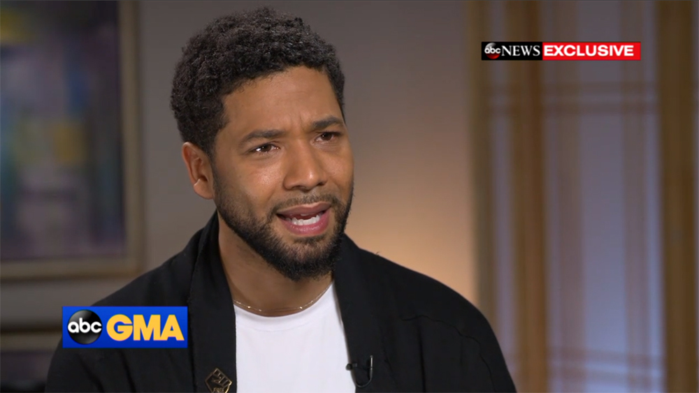 Jussie Smollett sort de son silence après son agression homophobe