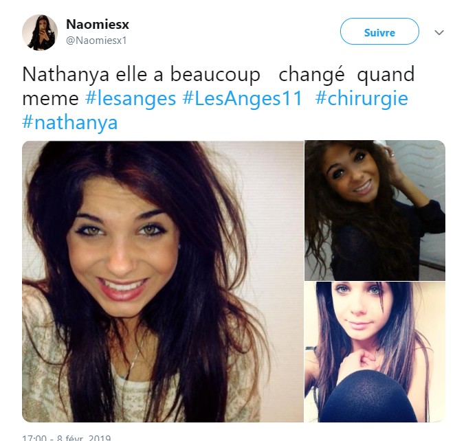 Nathanya (Les Anges 11) nie avoir eu recours à la chirurgie esthétique : Des photos d'elle, avant, retrouvées !