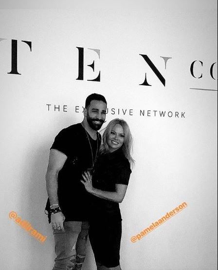 Pamela Anderson et Adil Rami : Découvrez leur premier tapis rouge ensemble