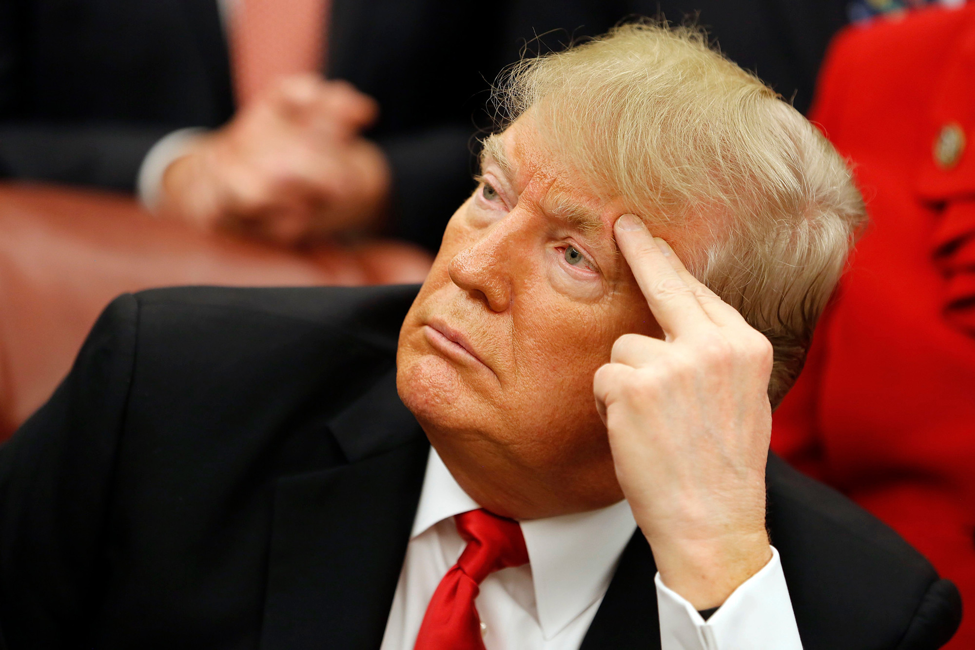 Une photo de Donald Trump, chauve et sans bronzage, fait un carton sur Twitter