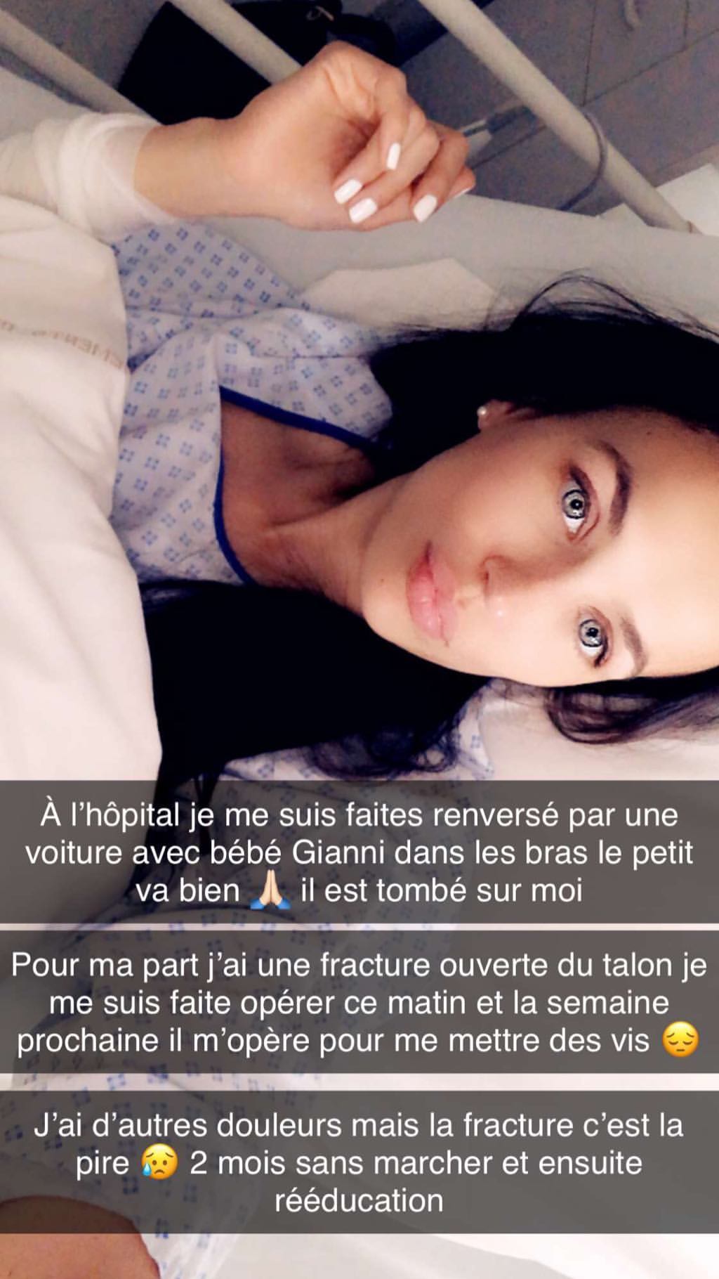 Choc, Julie Ricci et son bébé renversés par une voiture !