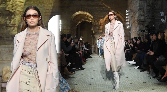 Gigi Hadid, seins nus à la Fashion Week !