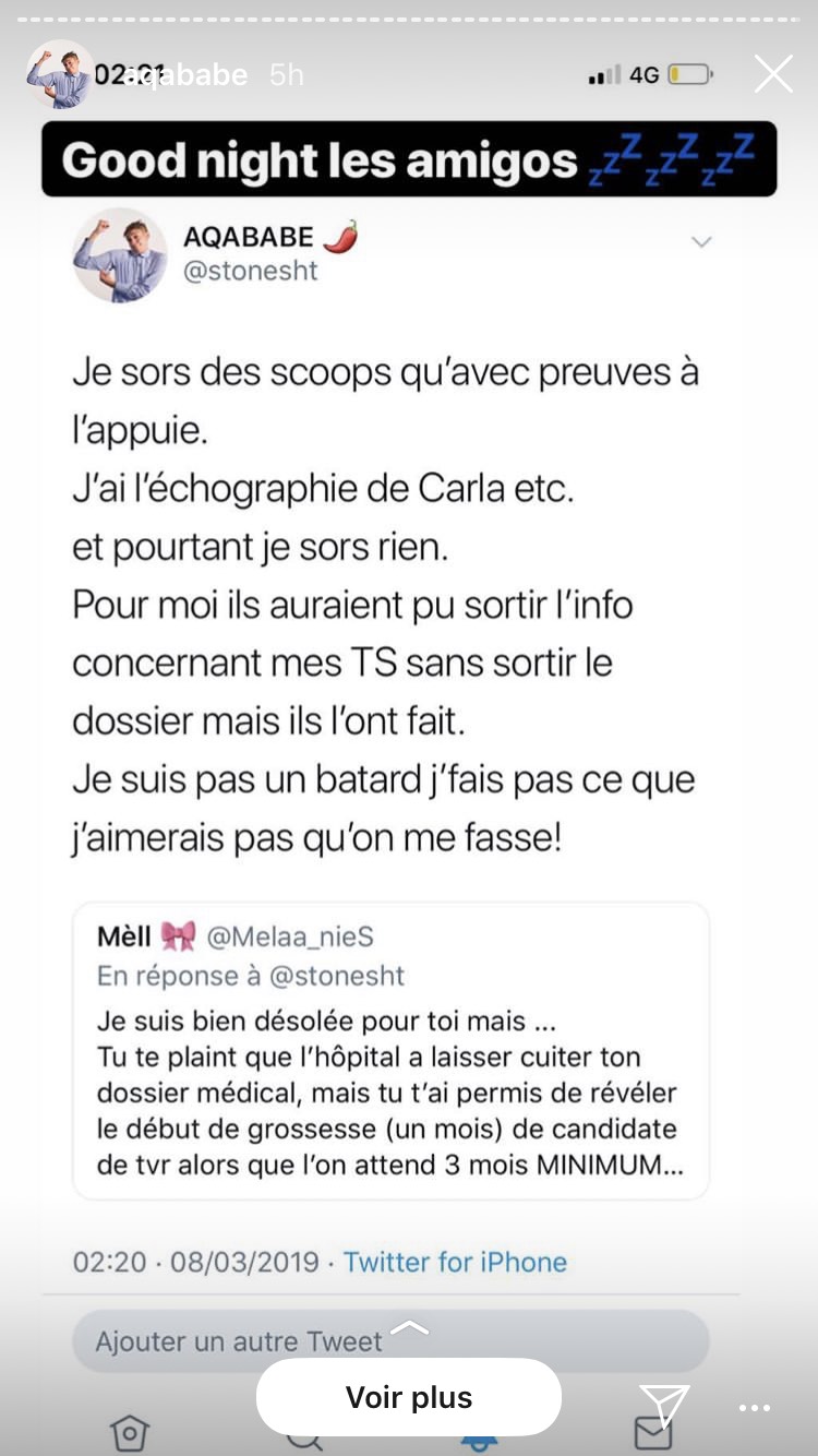 Carla Moreau enceinte de Kévin Guedj ? Aqababe fait des révélations