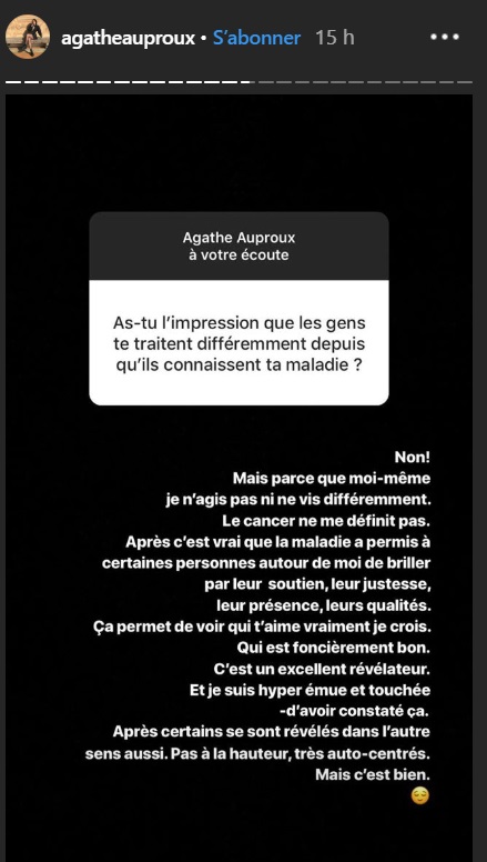 Agathe Auproux : ses confidences sur sa vie avec le cancer