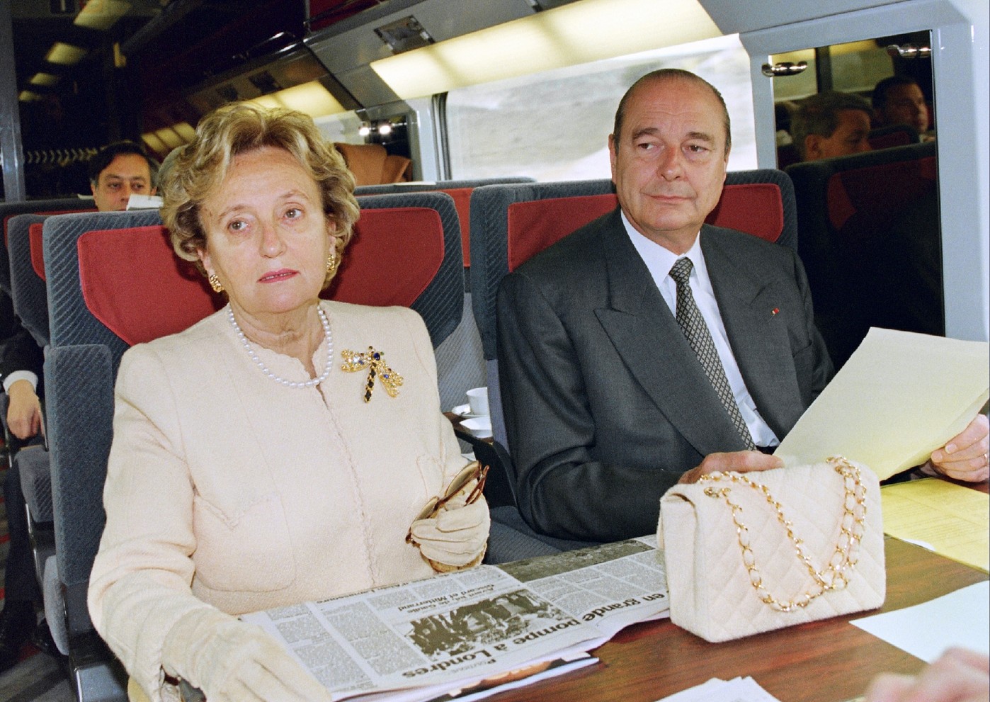  Claude et Bernadette Chirac en 2017 @ Aurelien Meunier/Getty Images