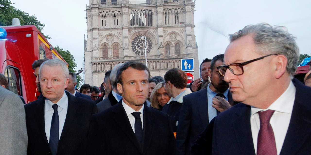 Incendie à Notre-Dame de Paris : Le défi d'Emmanuel Macron