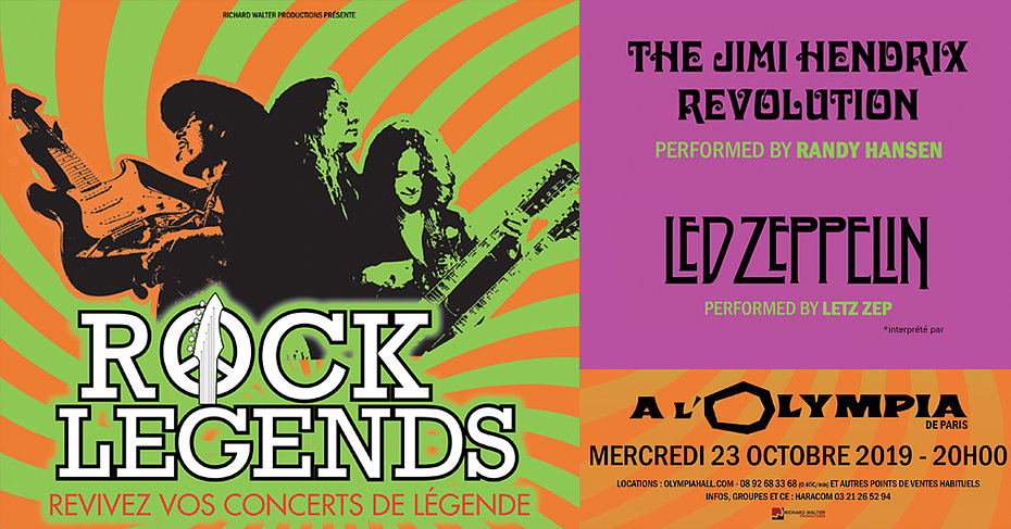 Rock Legends à l'Olympia pour faire revivre Jimi Hendrix et Led Zeppelin sur scène