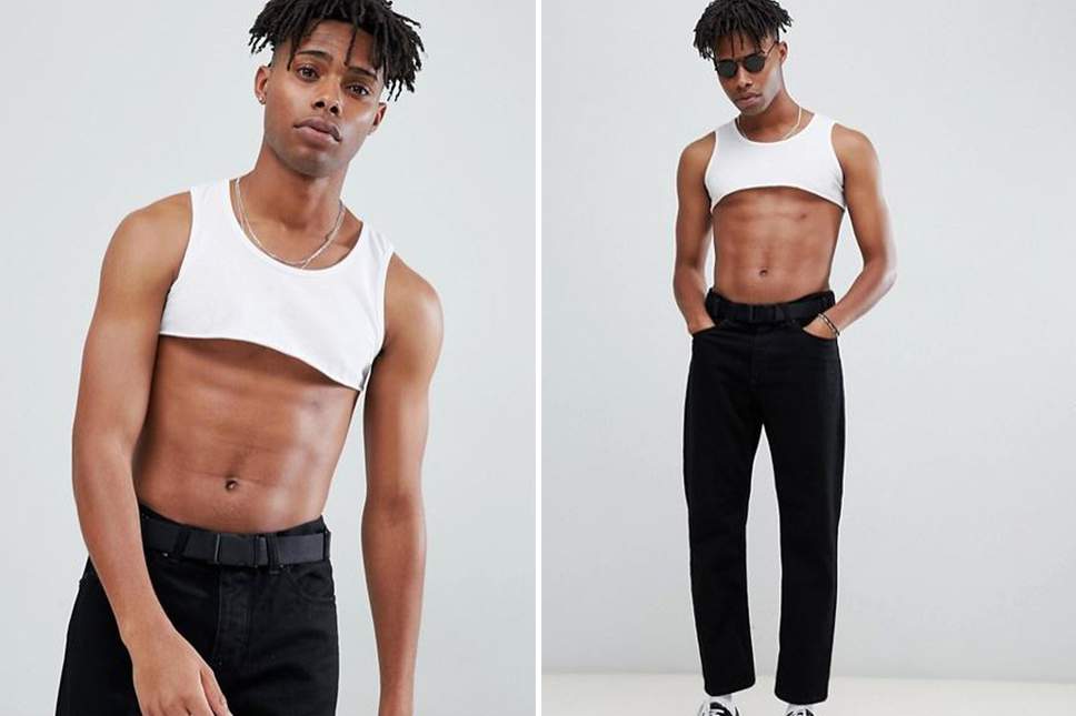 ASOS : Ces crop tops pour hommes pourraient bien vous surprendre...