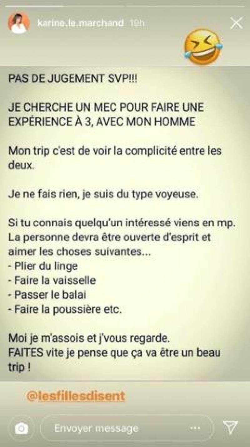 Karine Le Marchand : son annonce très "olé-olé" sur Instagram