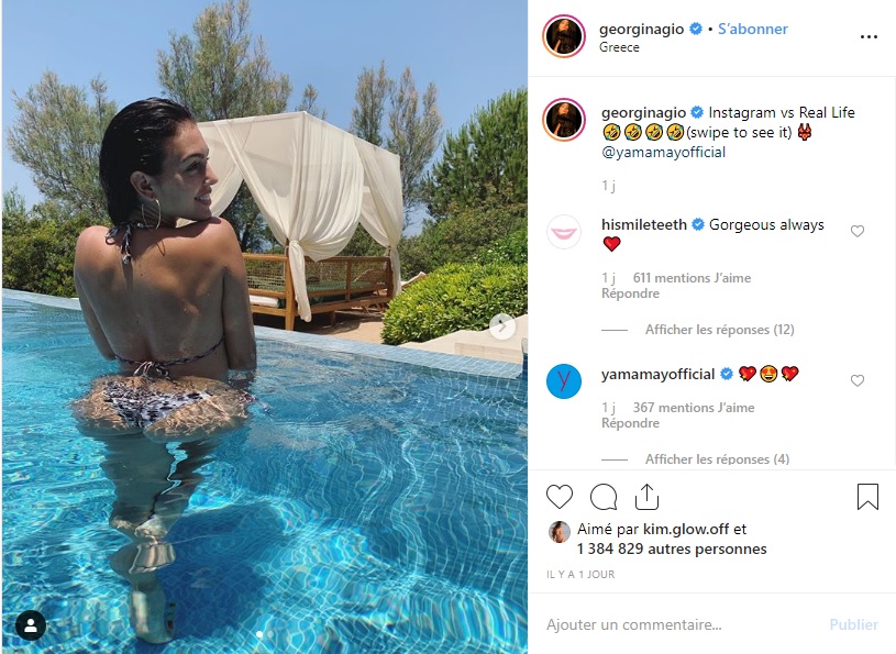 Georgina Rodriguez : la fiancée de Cristiano Ronaldo fait monter la température en bikini