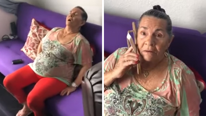 Hilarant : Cette grand-mère se fait berner par son petit-fils