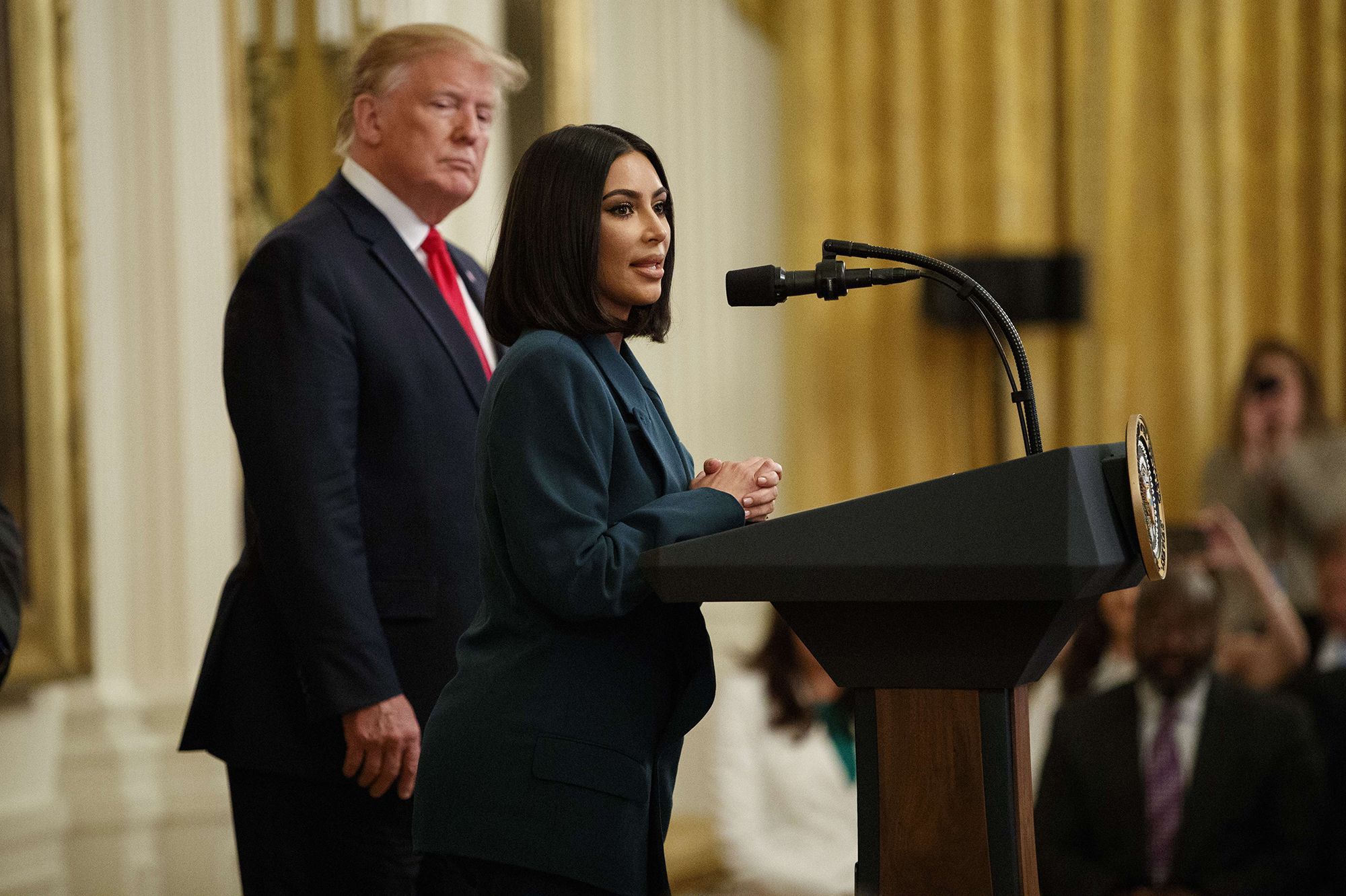 Kim Kardashian de retour à la Maison Blanche pour défendre le droit des prisonniers