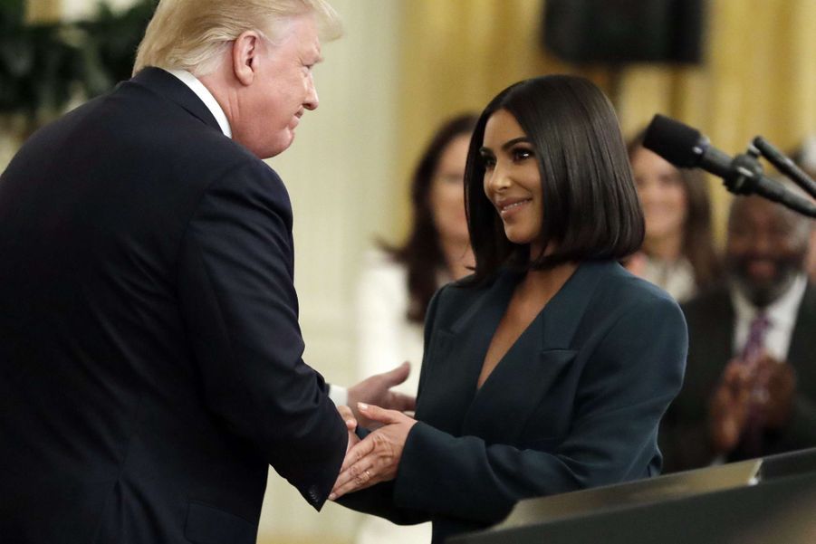 Kim Kardashian de retour à la Maison Blanche pour défendre le droit des prisonniers