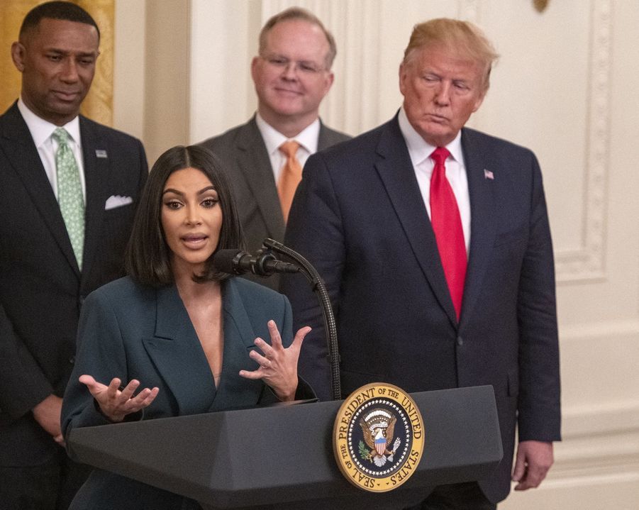 Kim Kardashian de retour à la Maison Blanche pour défendre le droit des prisonniers