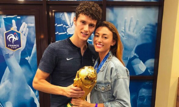 Benjamin Pavard et Rachel Legrain-Trapani @DR