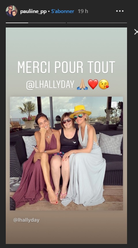 Laeticia Hallyday : Cette invitée pas comme les autres qu'elle a reçue à Saint-Barth !