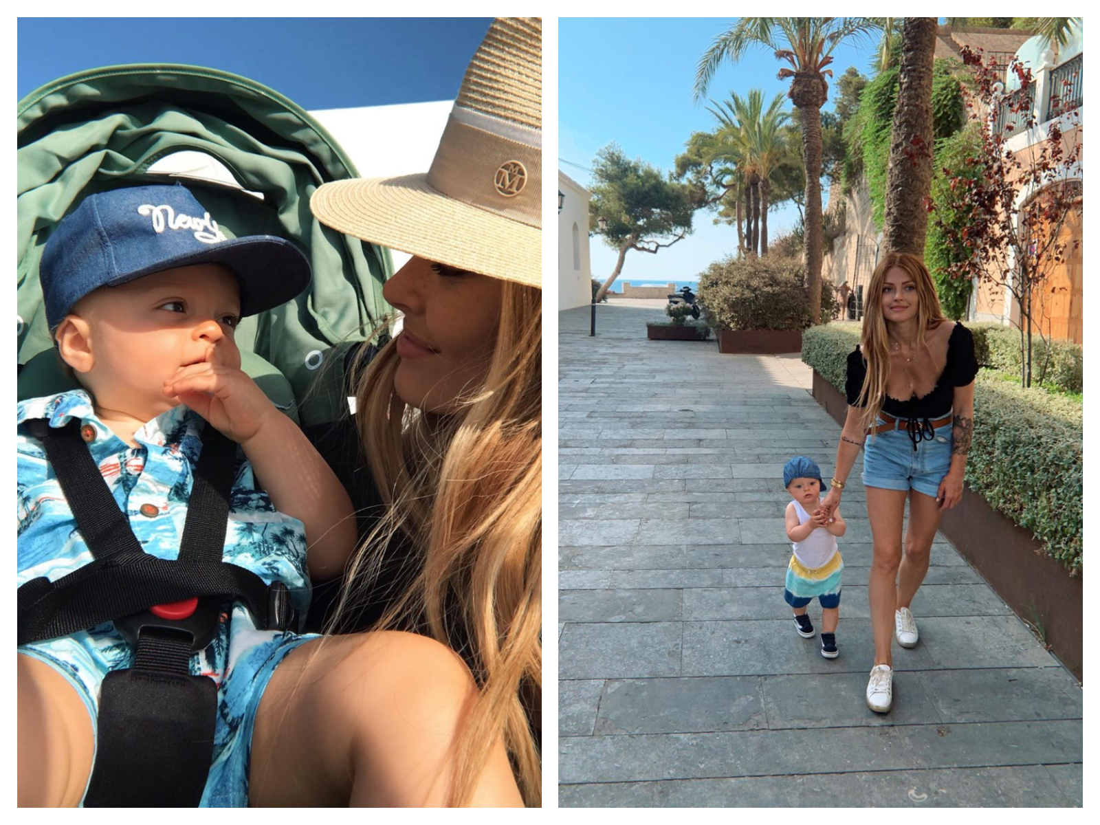 Caroline Receveur profite de ses vacances en famille à Ibiza