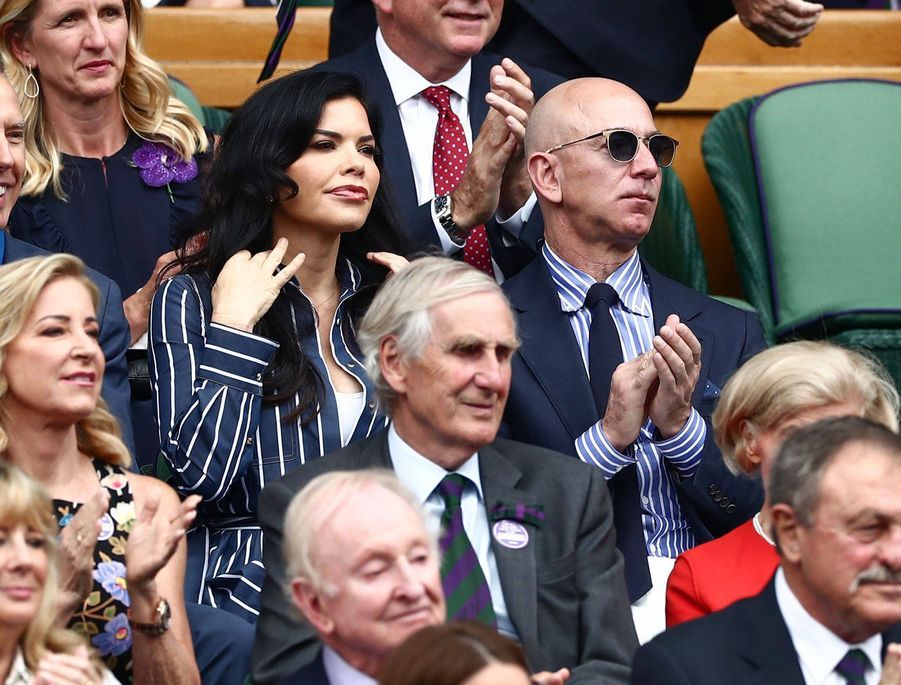 Jeff Bezos à Wimbledon : il s'affiche très amoureux avec sa maîtresse