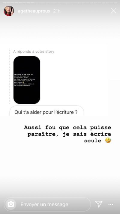 Agathe Auproux a décidé de raconter sa bataille contre le cancer dans un livre