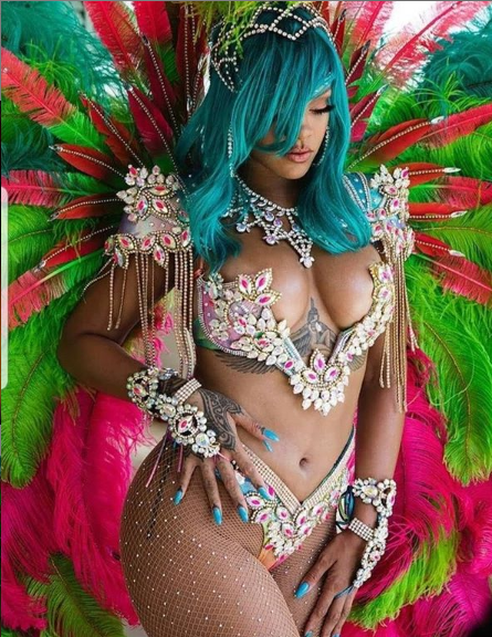 Rihanna une fois de plus éblouissante au carnaval de la Barbade