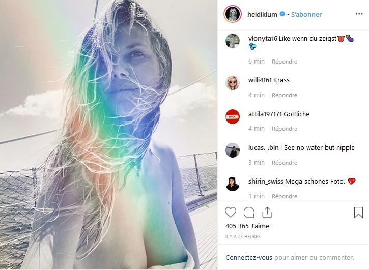 Plus sexy que jamais, Heidi Klum pose topless