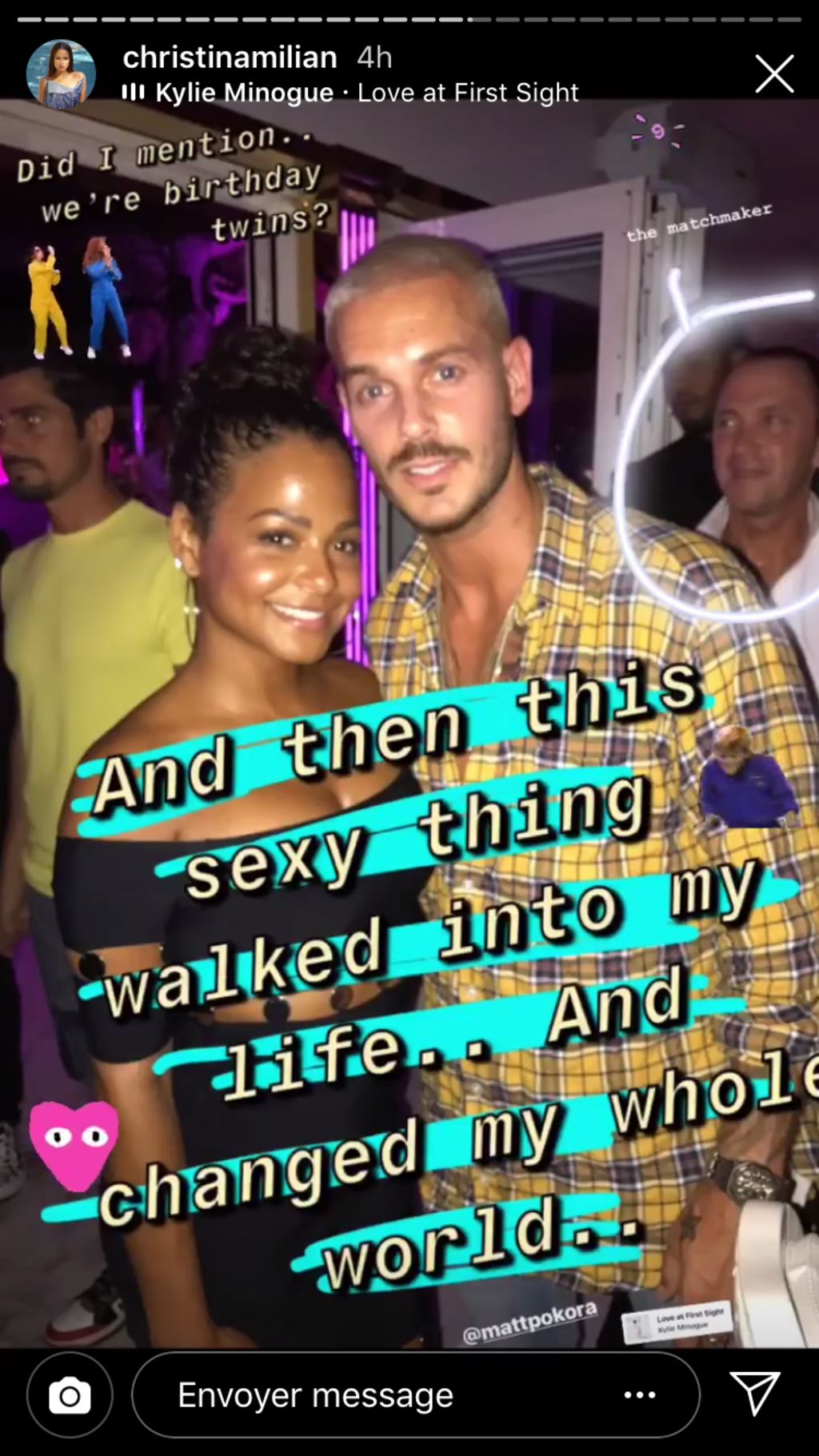 Christina Milian évoque sa rencontre avec Matt Pokora : "C'était totalement inattendu"