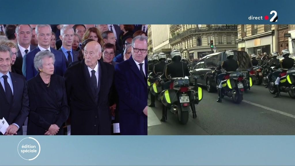 Obsèques de Jacques Chirac : Valéry Giscard d'Estaing présent pour un dernier hommage