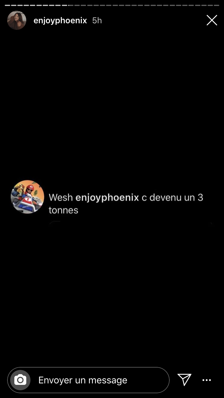 EnjoyPhoenix dénonce les commentaires haineux et grossophobes qu'elle reçoit au quotidien