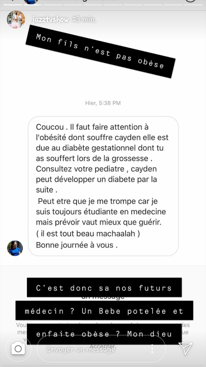 Jazz (JLC Family) : Alertée sur la santé de son fils, elle réplique sèchement