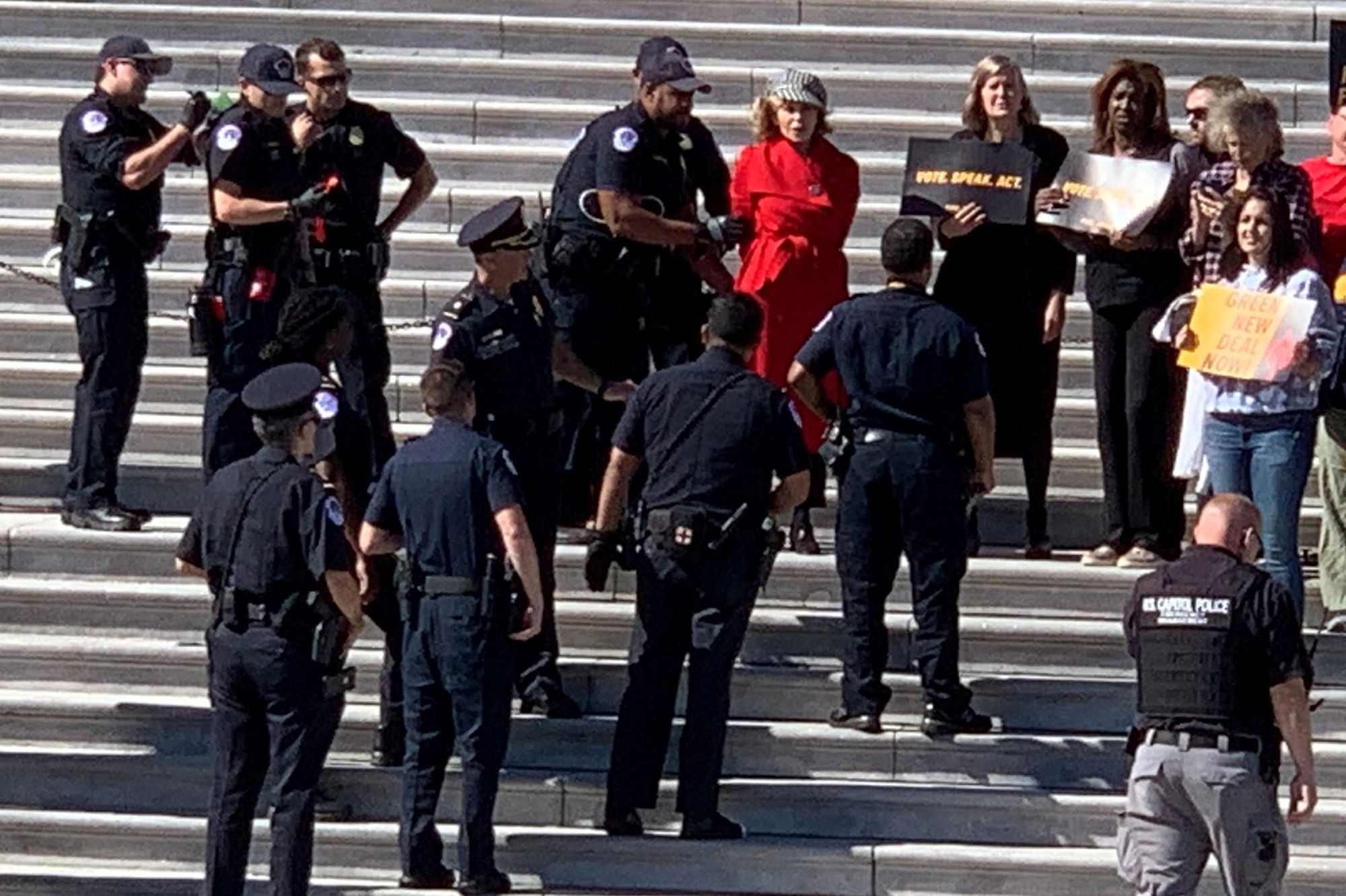 Jane Fonda révèle les détails de son arrestation à Washington