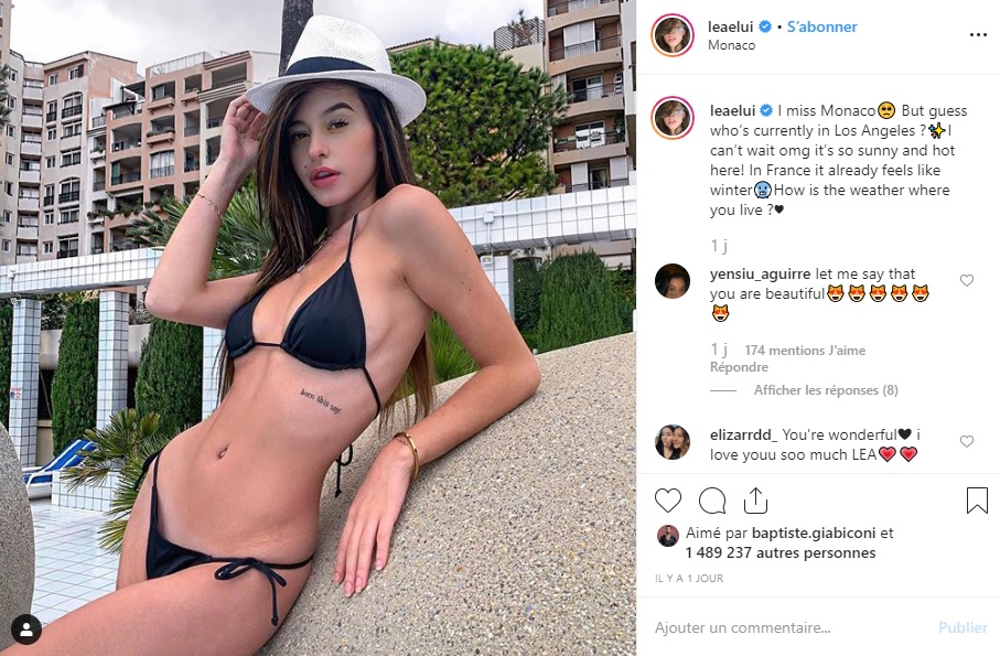 Lea Elui prend la pose en bikini : Ses fans en surchauffe