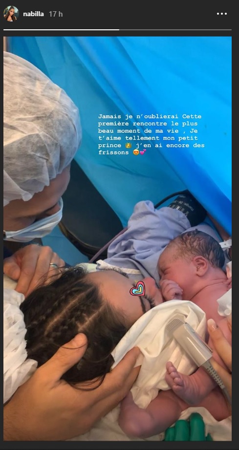 Nabilla nostalgique ? La starlette publie un cliché de son fils juste après sa naissance