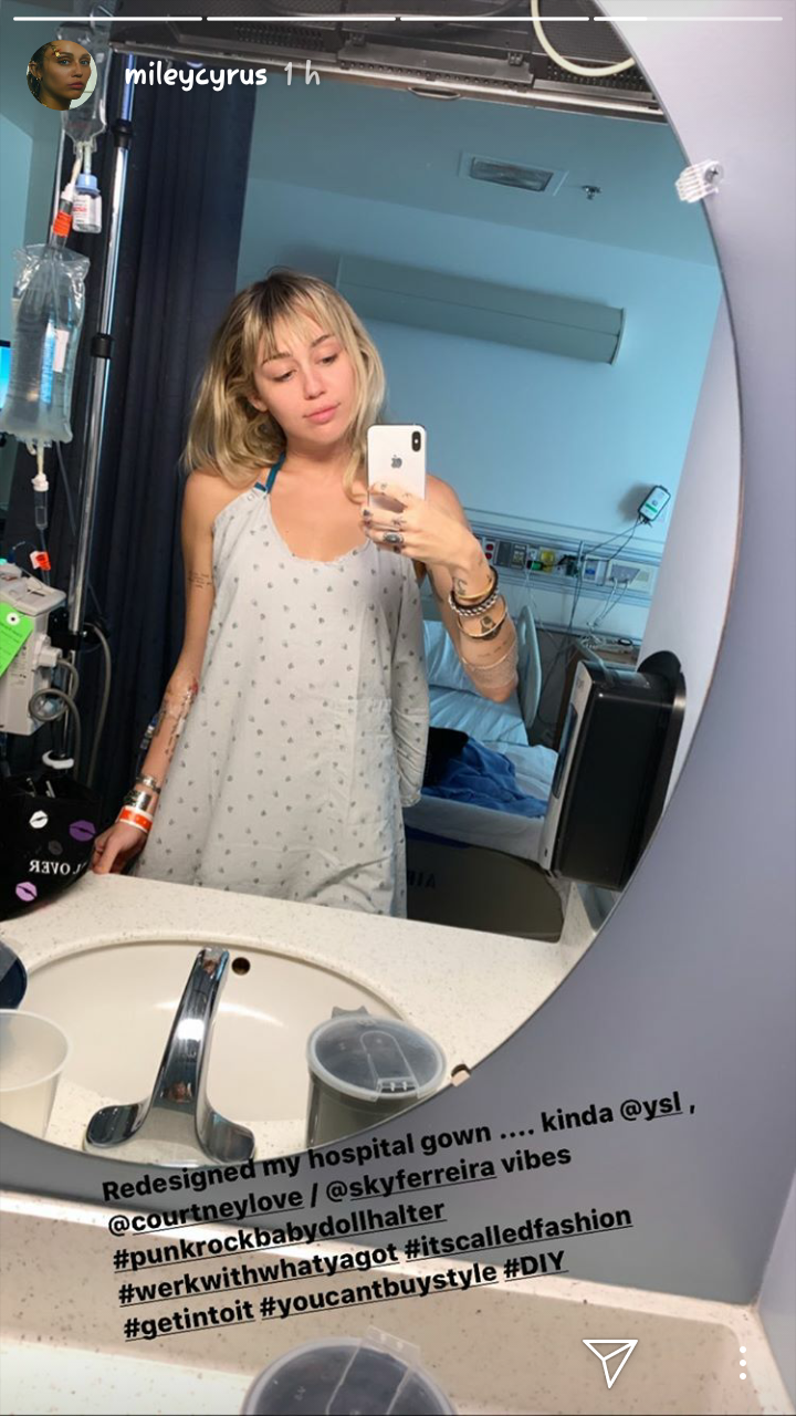 Miley Cyrus : La chanteuse a été hospitalisée