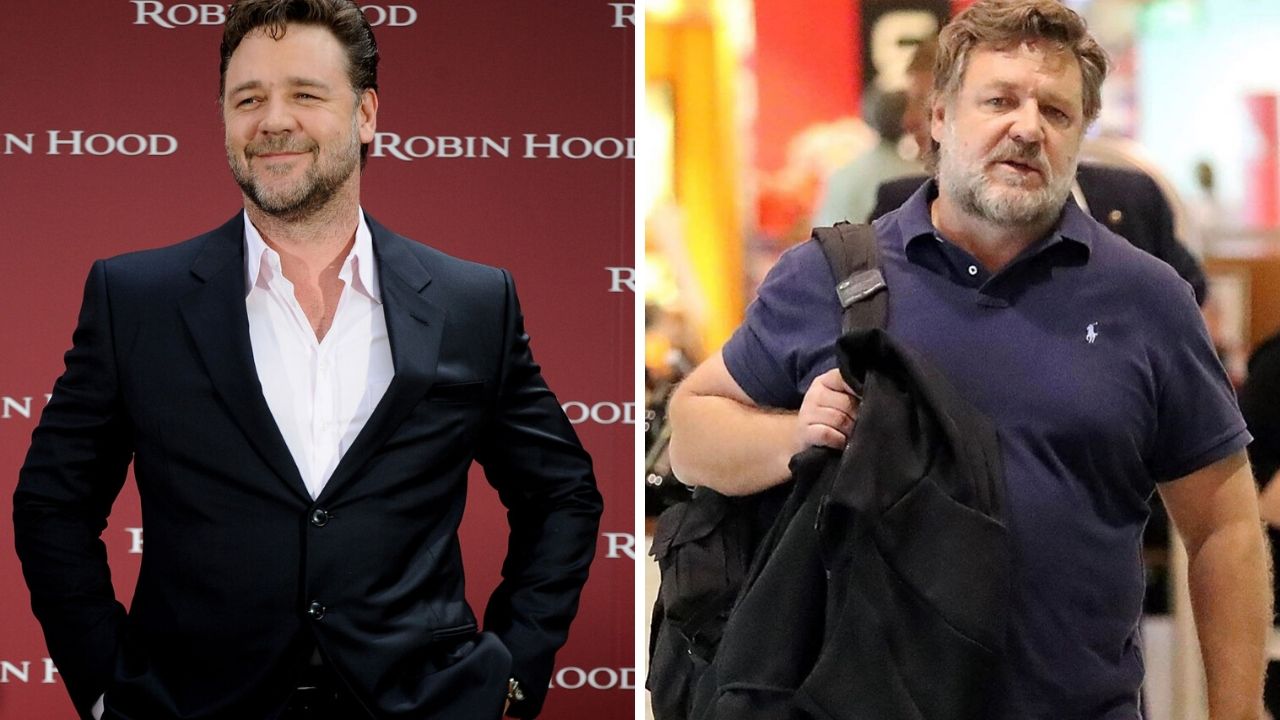 Avant/Après : Russell Crowe métamorphosé ! Ses fans sous le choc