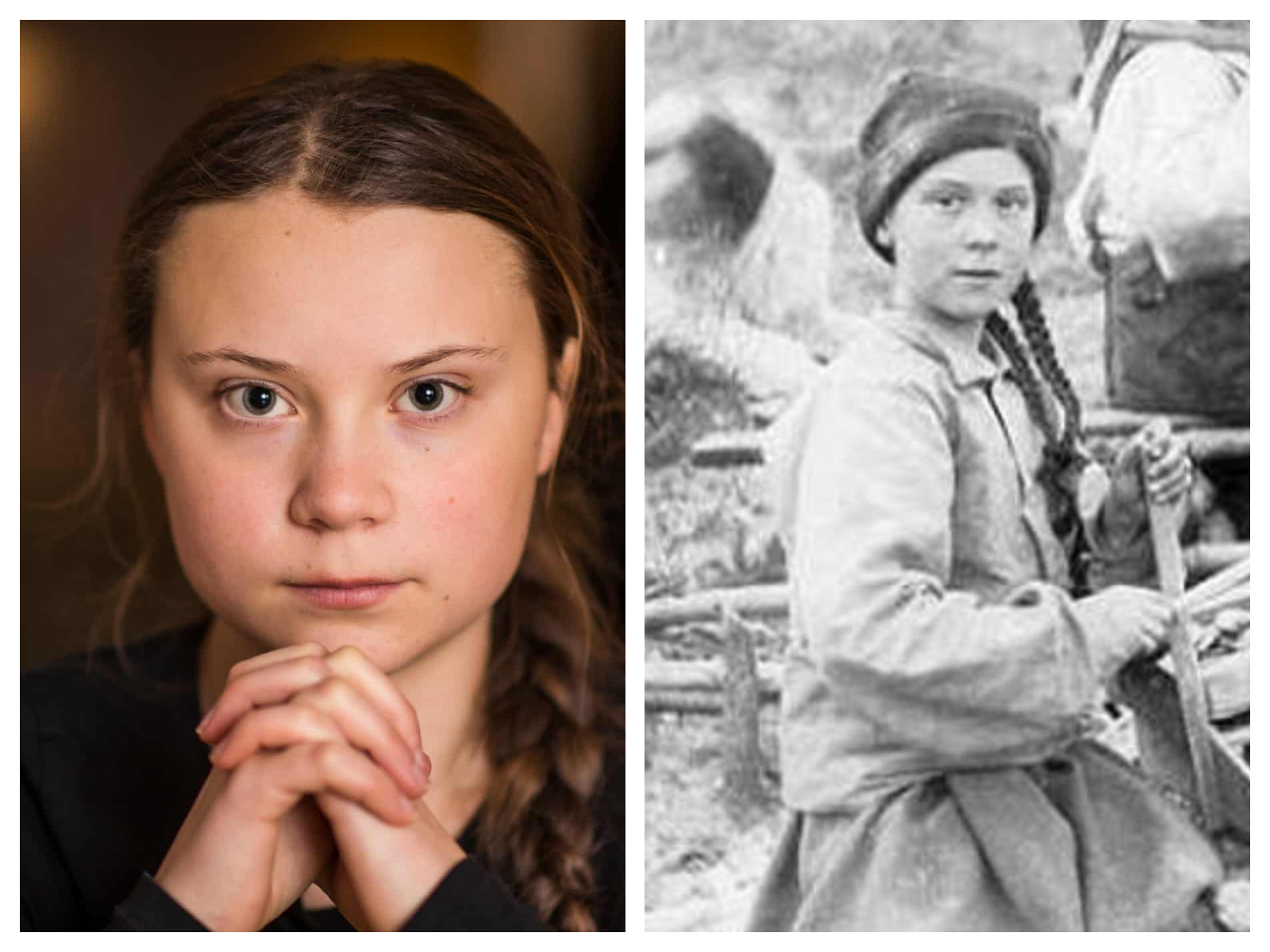 Greta Thunberg : ce sosie du 19e siècle qui rend les internautes fous