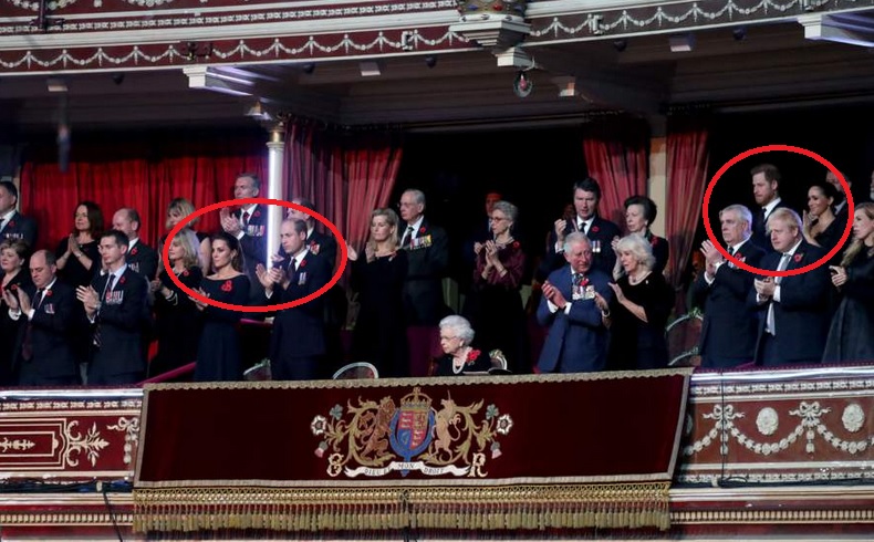Pourquoi Meghan et Harry n'étaient pas assis à côté de Kate et William pour le Remembrance Day ?
