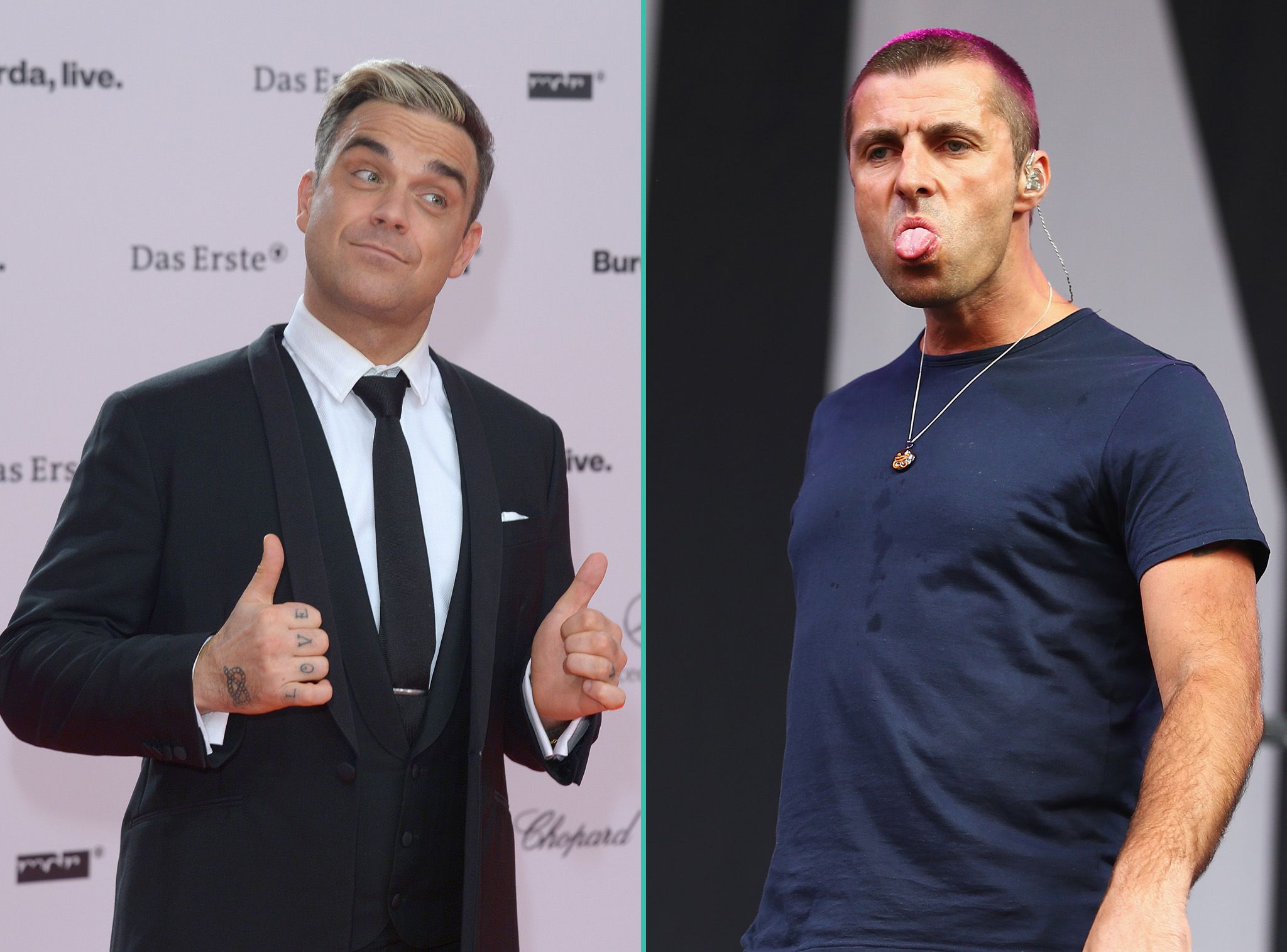 Robbie Williams s'en prend sévèrement à Liam Gallagher