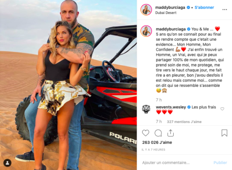  Maddy Burciaga et GMK : ils officialisent