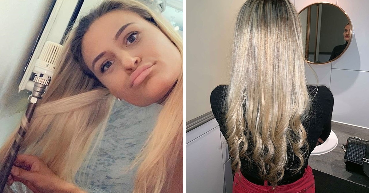 Elle boucle ses cheveux avec son radiateur, le résultat est bluffant