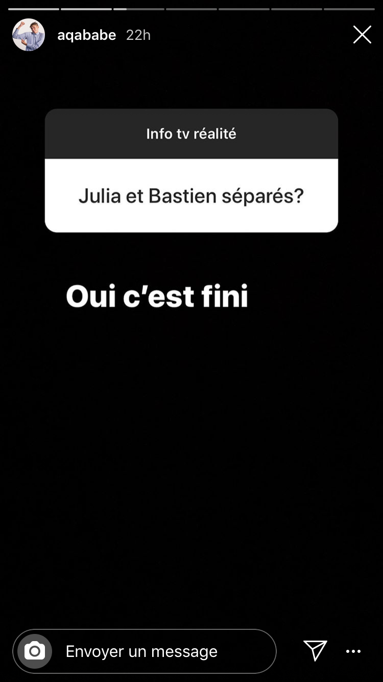 Julia Morgante et Bastien Muñez c'est fini ! Les raisons de leur rupture dévoilées