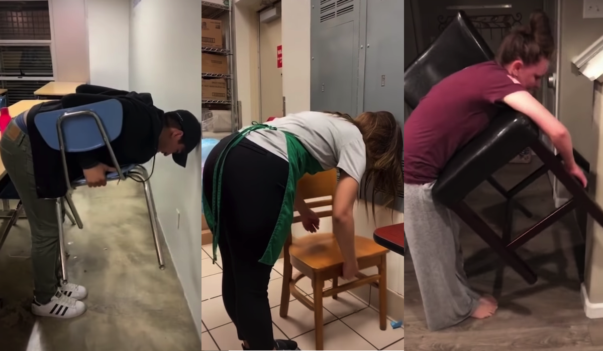 Le Chair Challenge : seules les femmes seraient capables de le faire