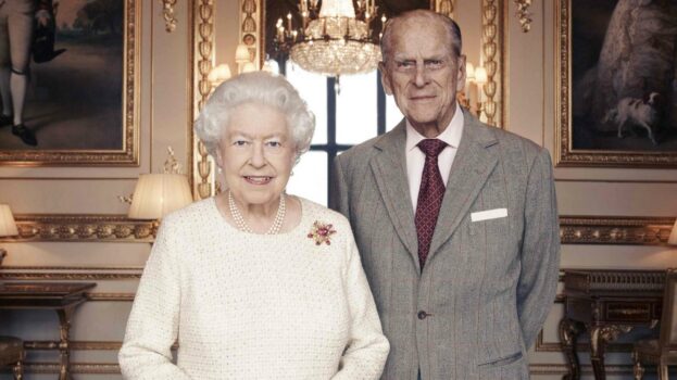 Le prince Philip et Elizabeth II @Buckingham Palace
