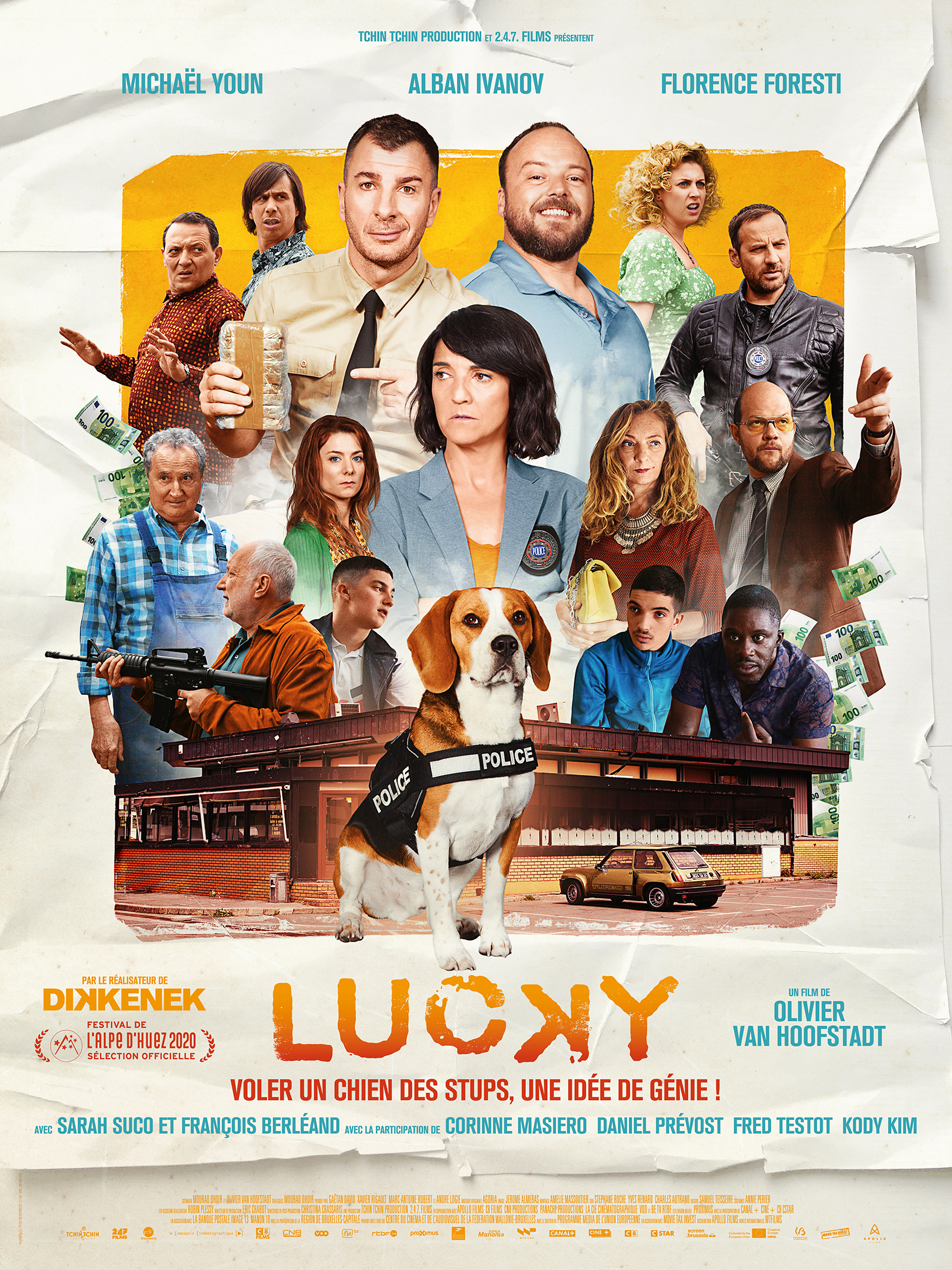 Agoria a composé la BO du film français Lucky avec Michael Youn, François Berléand et Florence Foresti