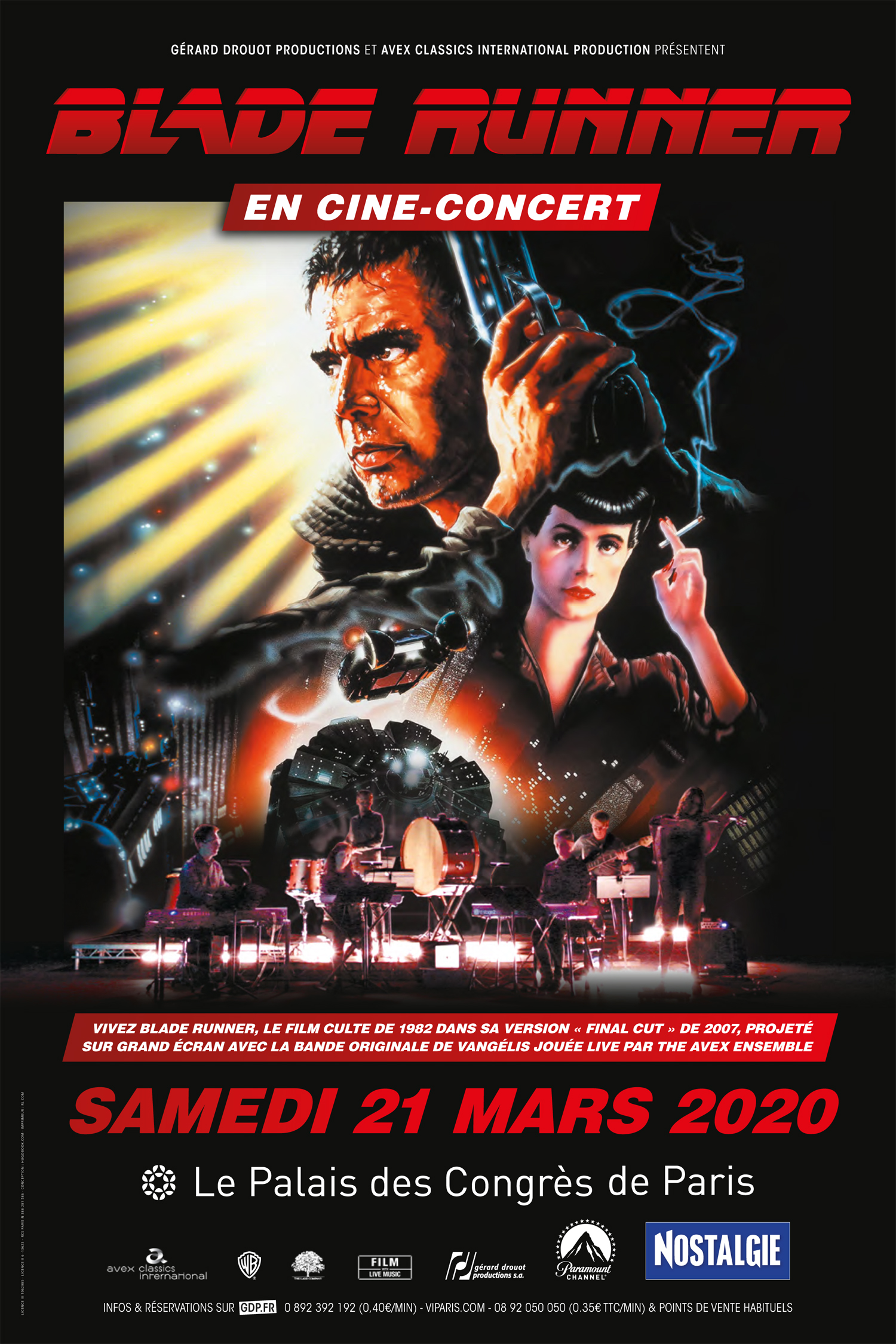 Blade Runner, un film mythique à retrouver en ciné concert à Paris au Palais des Congrès le 21/03