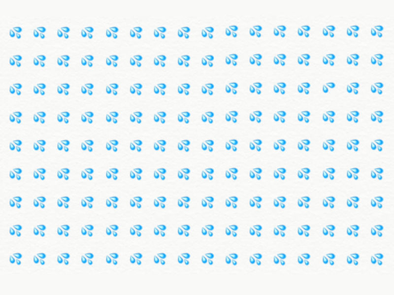 Défi : Vous avez 15 secondes pour découvrir les gouttes qui sont différentes des autres