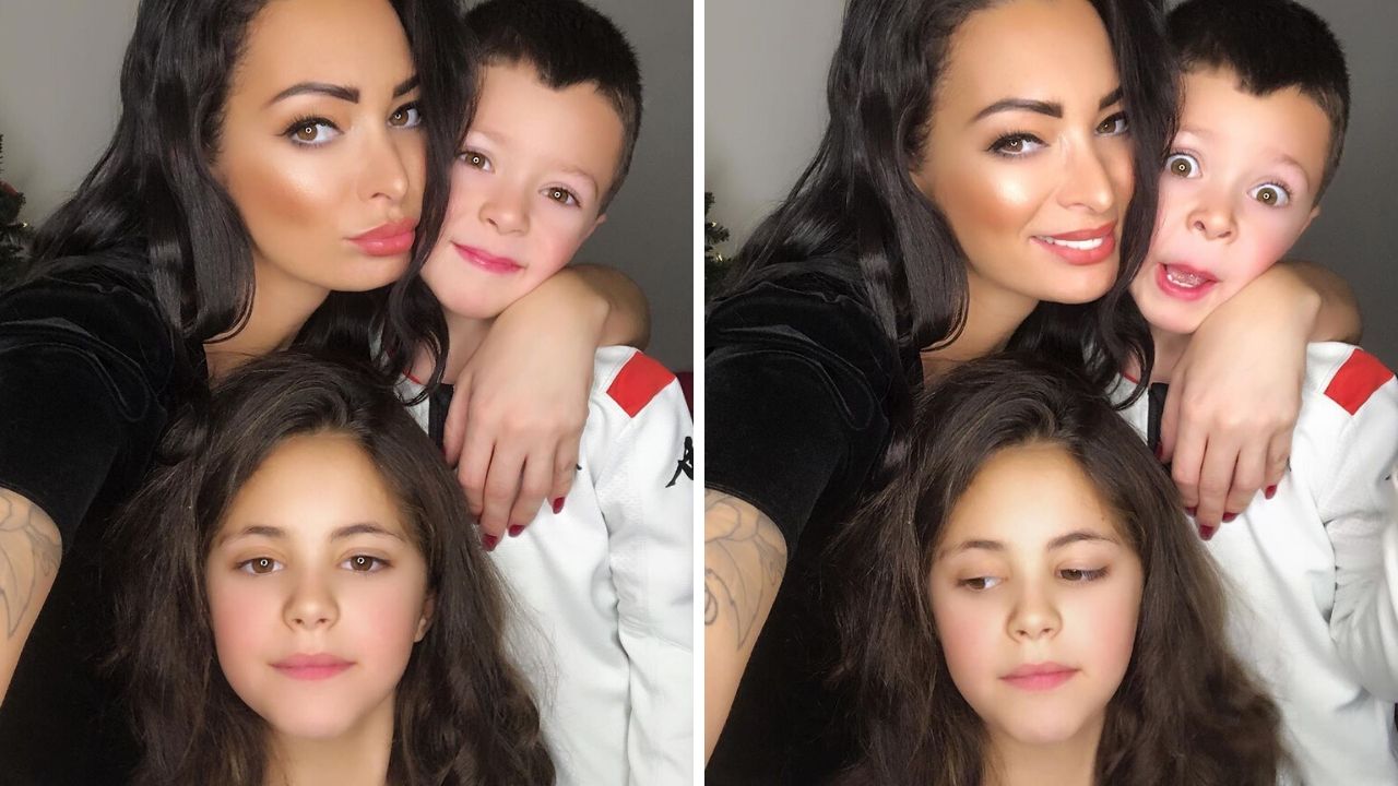  Emilie Nef Naf et ses enfants @Instagram