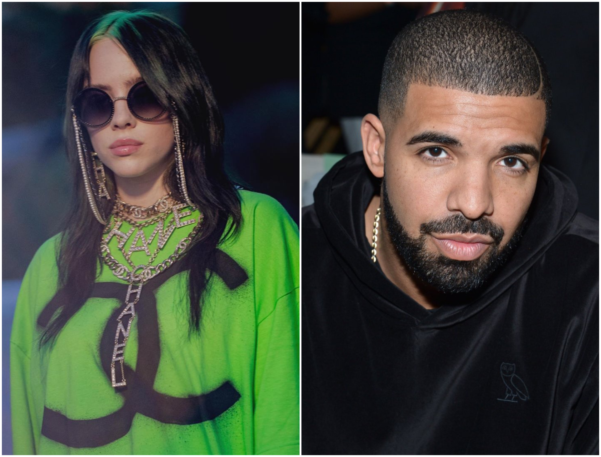 Drake jugé trop proche de Billie Eilish : La chanteuse prend la défense du rappeur !