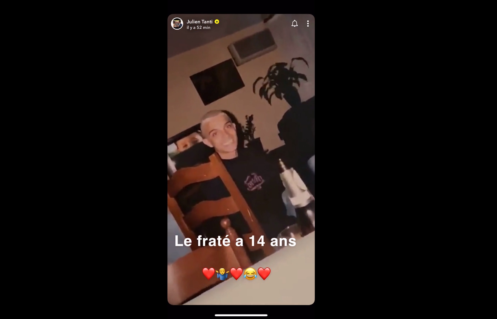 Julien Tanti (LMAC) dévoile une photo de lui lorsqu'il avait 14 ans !