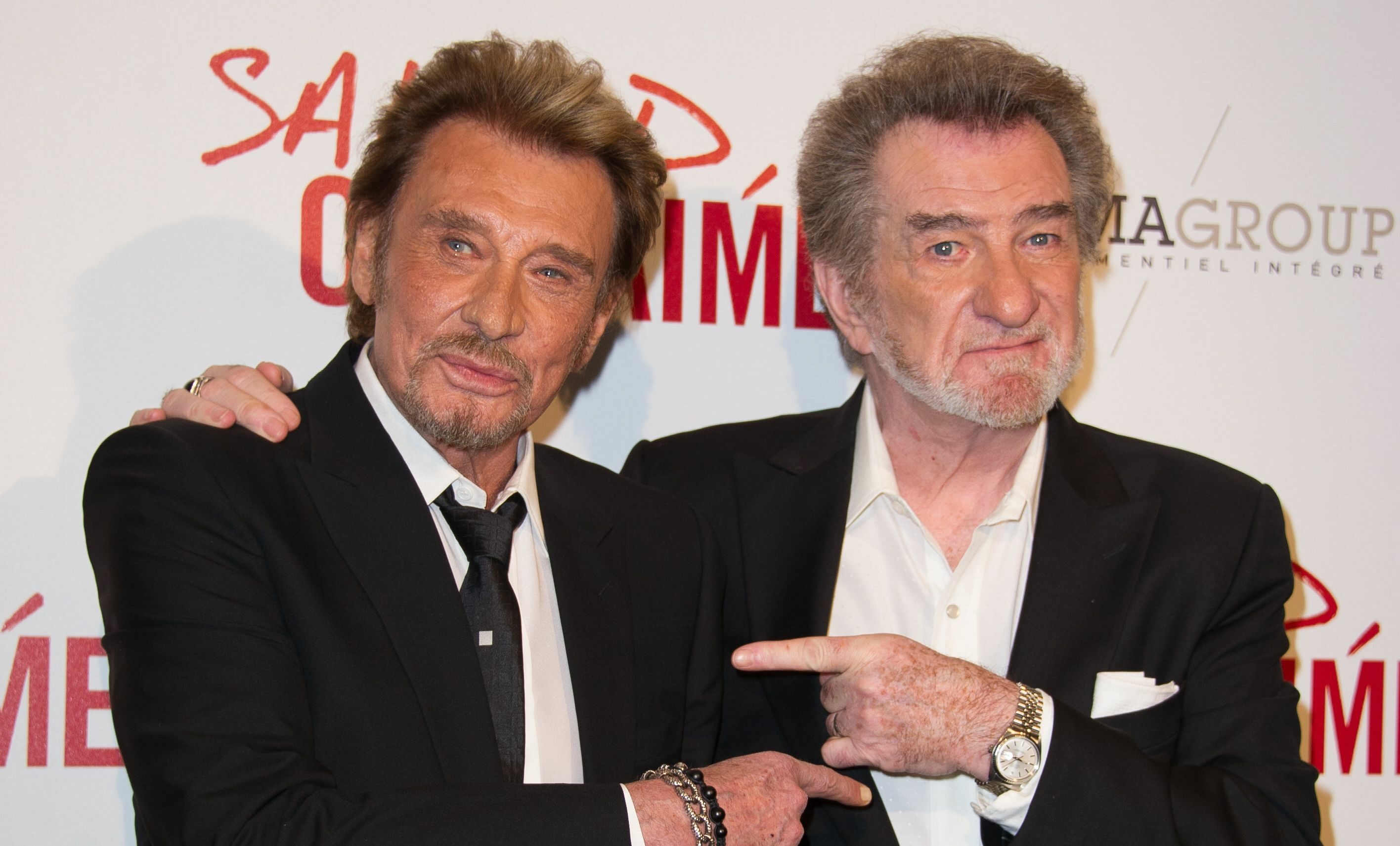  Eddy Mitchell et Johnny Hallyday @DR