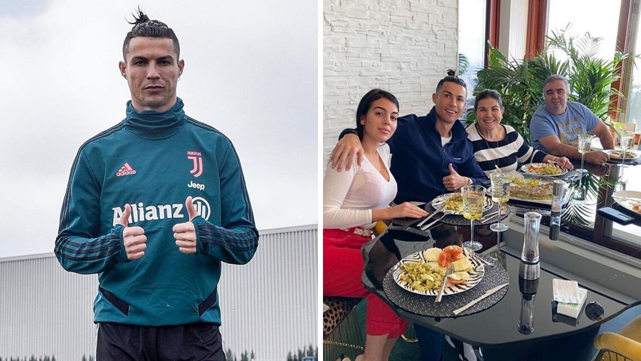 Cristiano Ronaldo réuni avec son frère et ses soeurs pour une occasion spéciale